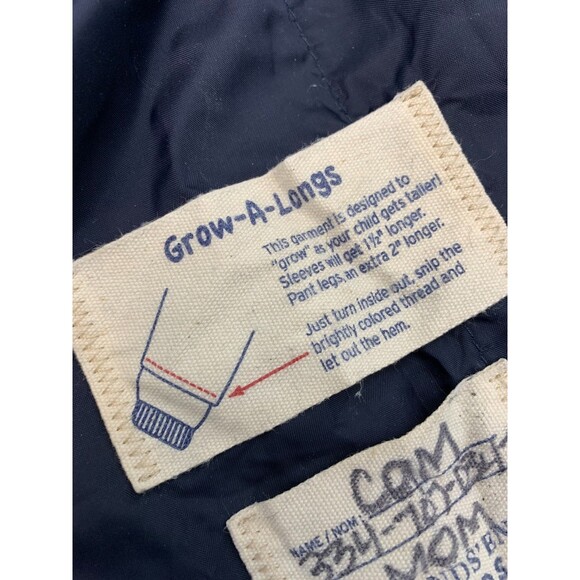 Lands End Jacket Boys M (10-12) Squall Waterproof Nylon Hooded Insulated Zip-Up - Picture 9 of 9